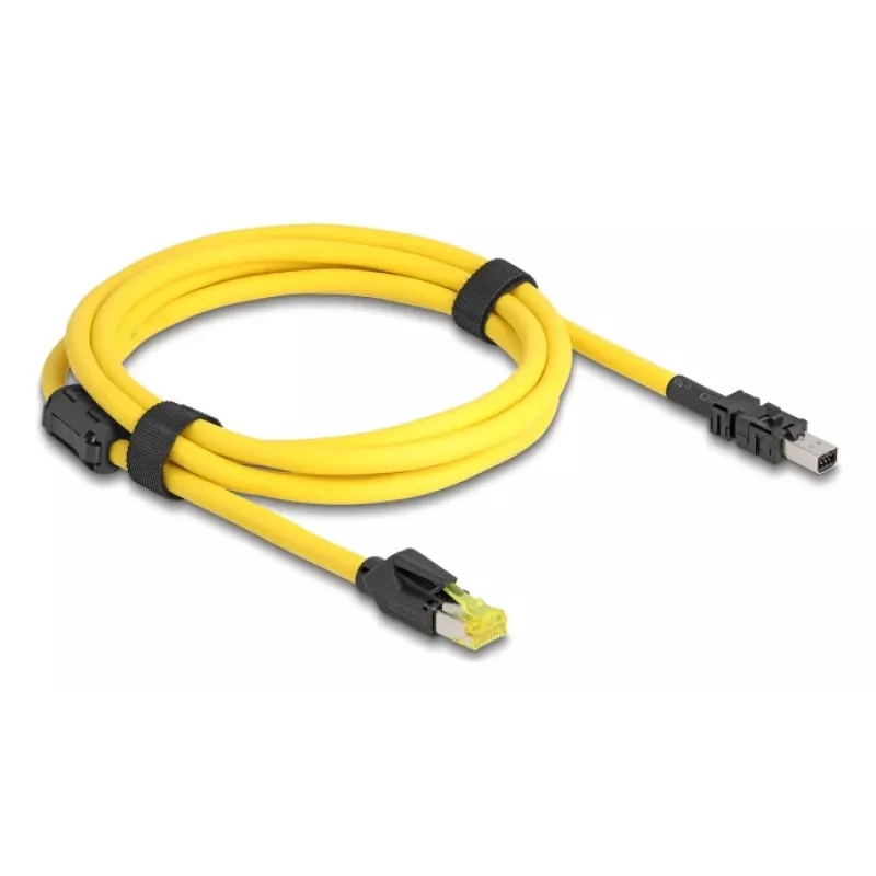 Cavo Delock connettore maschio RJ45 Cat.6 su Mini I/O 8 Pin D-Form Tipo 2 2 m (81251)