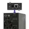 Qoltec 53042 UPS (gruppo di continuità) doppia conversione (online) 1 kVA 800 W 2 uscite AC