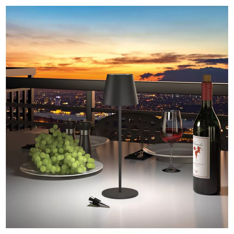 Lampada da tavolo LED RealPower TableLight 360 RGB 3W nero