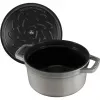 Staub La Cocotte rotonda in ghisa 26 cm, grigio grafite