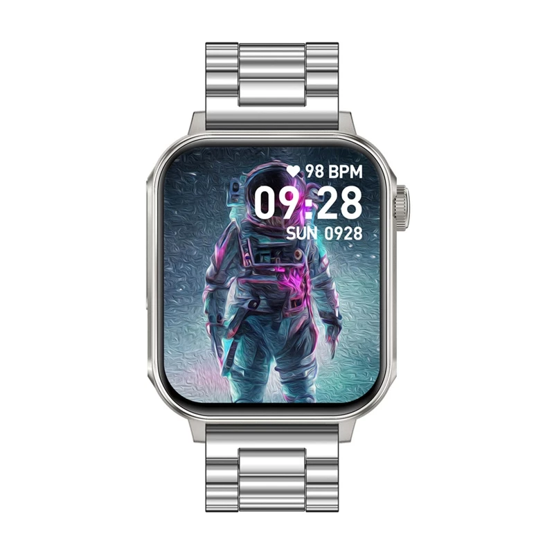 Smartwatch Colmi P80 Steel argento con Bluetooth e cardiofrequenzimetro