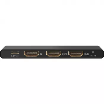Splitter HDMI 1 a 2 (4K @ 60 Hz) – divide 1x segnale ingresso HDMI in 2x segnali uscita HDMI