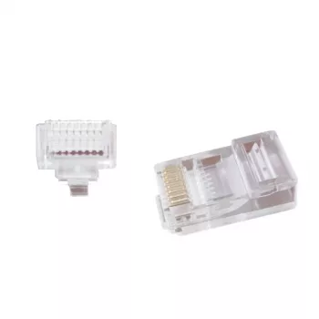 Connettore per cavi Gembird LC-PTU-01/100 8P8C RJ45 trasparente