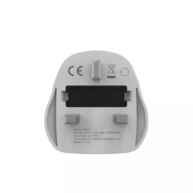 Adattatore di rete GEMBIRD A-AC-UKMINTF – spina UK tipo G a ingresso IEC-C13, 15 A