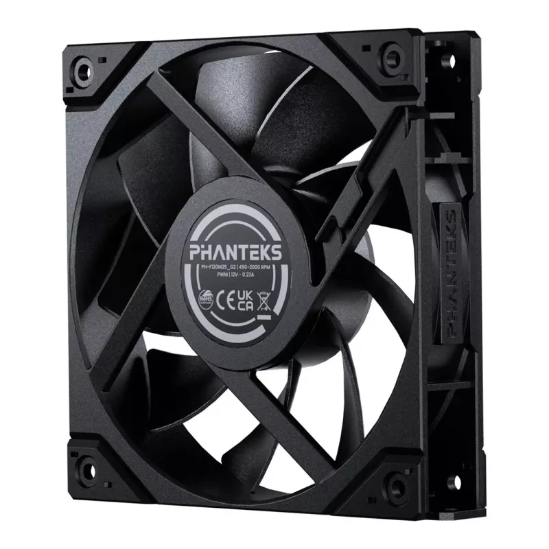 Ventole per case Phanteks M25G2-120 120mm nero confezione da 3