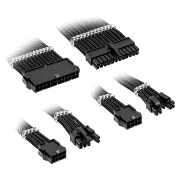 Kolink Core Standard Braided Kabel Extension Kit - Jet nero