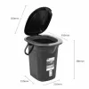 Secchio WC portatile GreenBlue GB320AG — modello turistico leggero, contenitore portatile compatto