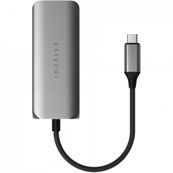 Satechi Docking Station 4-in-1 ST-H3C25EM USB-C 3.2 Gen2 Grigio (ST-H3C25EM)