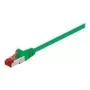 Wentronic Goobay Cavo patch CAT 6, S/FTP (PiMF), verde, 10 m - LSZH senza alogeni, rame (68294)