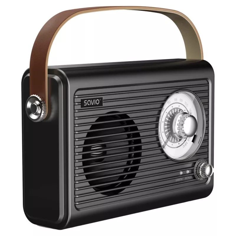 Radio portatile Savio RS-01 analogica nera