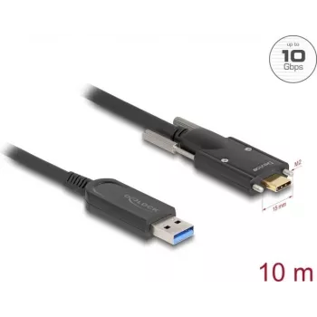Cavo ottico attivo DeLOCK 83206 USB Type-A su Type-C 10 m 10 Gbit/s