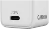 Caricabatterie CANYON CU20C GaN 20W 1xPD EU bianco