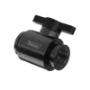 Valvola a sfera Barrow TLQFS-V1, tubo 10 mm, raccordo filettato G1/4, nero
