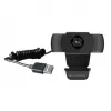 Conceptronic AMDIS webcam Full HD 1080P con microfono, 2 MP, 1920 x 1080 pixel, Full HD, 30 fps, H.264, M-JPEG, YUV, 90°
