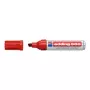 Pennarello permanente Edding 500 punta a scalpello rosso