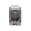 Jack Keystone Cat.6A schermato sottile, EQUIP 767223, senza attrezzi, RJ-45, piatto, argento, 8 pz.