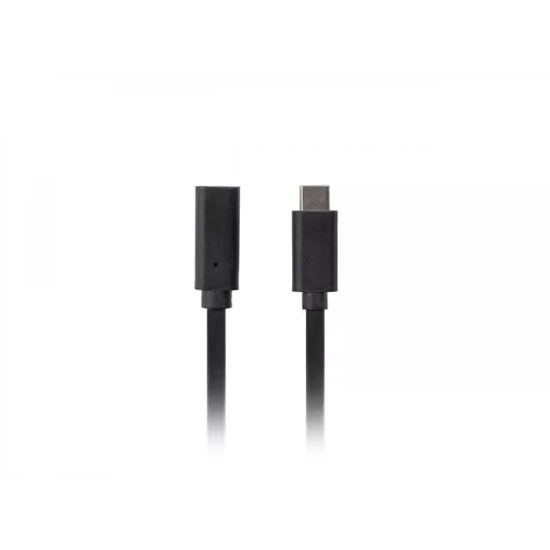Cavo USB LANBERG CA-USBE-20CC-0015-BK USB-C a USB-C 1,5 m, USB 3.2 Gen 1 (5 Gbit/s), contatti dorati, nero