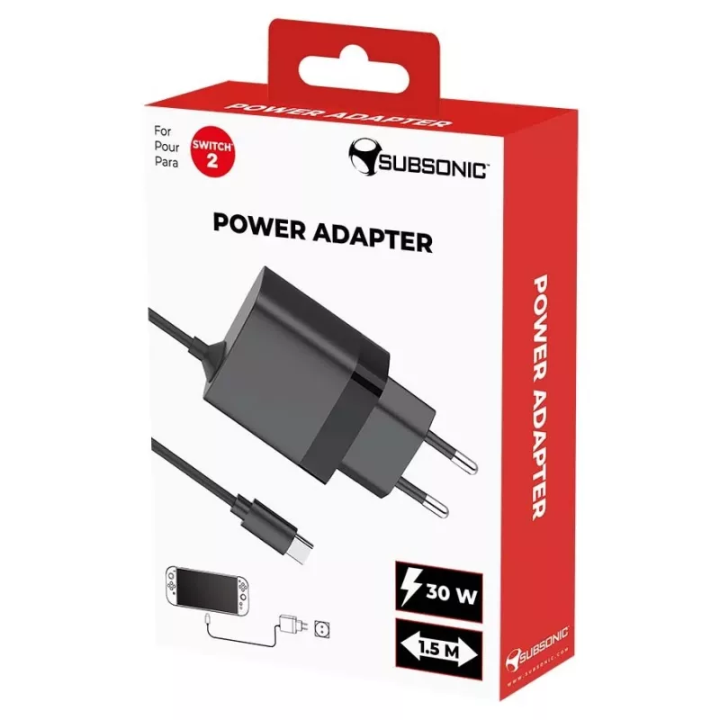 Alimentatore SUBSONIC SA5713 per Switch 1/2 15V 2,5A