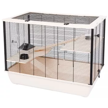 INTER-ZOO Hugo Wood beige - gabbia per roditori - 78 x 48 x 58 cm