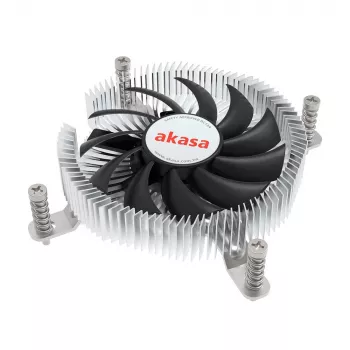 Dissipatore ibrido Akasa Intel LGA1700 7,5 cm alluminio nero
