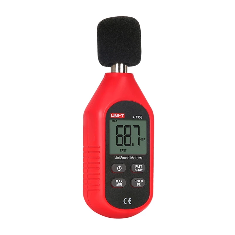 Fonometro UT353, range 30–130 dB, frequenza 31,5 Hz–8 kHz