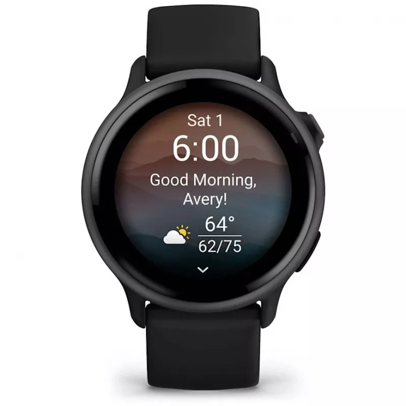 Garmin vívoactive 6 3,05 cm (1,2) AMOLED 42 mm digitale 390 x 390 pixel touchscreen nero Wi-Fi GPS (satellitare)