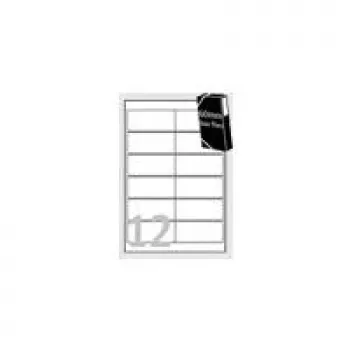 Avery Zweckform Avery - adesivo rimovibile - bianco - 99,1 x 42,3 mm 300 etichette (25 fogli x 12)