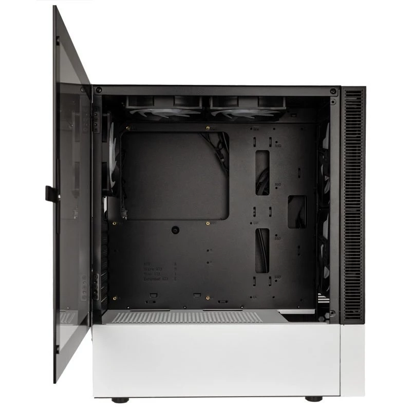 Case Midi Tower Kolink OBSERVATORY MX nero, bianco