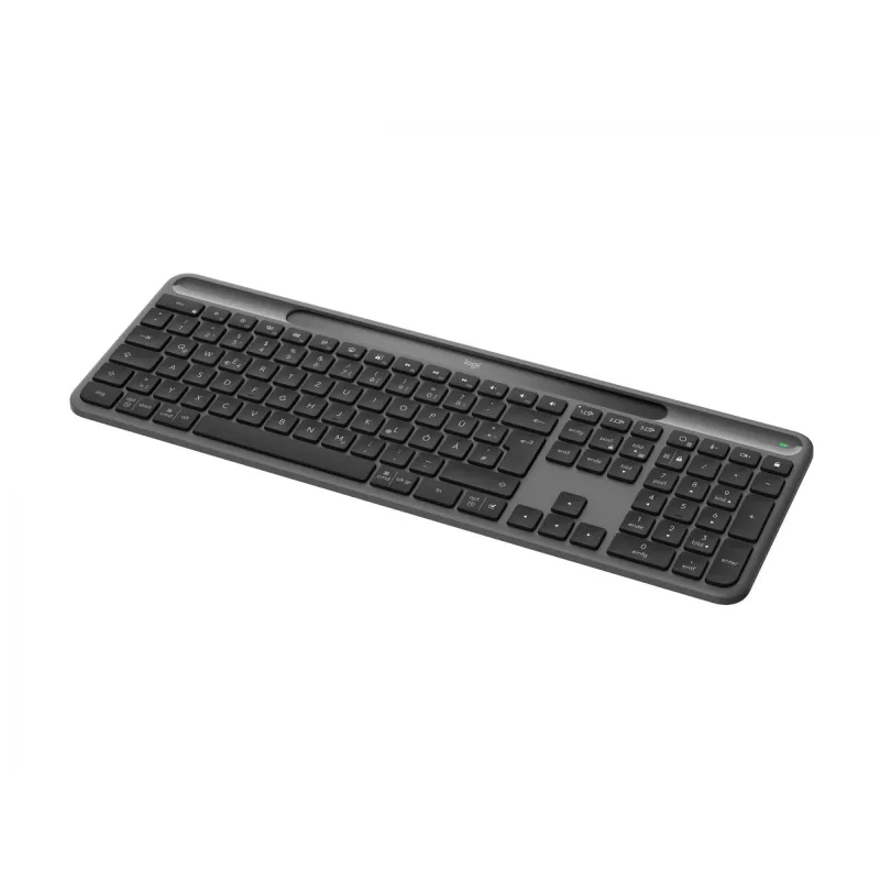 Logitech Signature Slim Solar+ K980 Tastiera wireless, QWERTZ tedesco, grafite