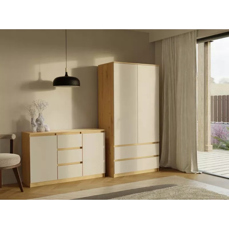 MALWA SS-90 armadio Artisan-rovere/cashmere