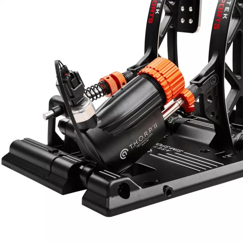 Set pedali Asetek SimSports Invicta THORP II - nero