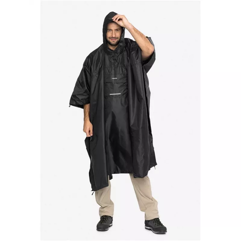 Poncho antipioggia per adulti VIKING Vesper zaino nero UNI