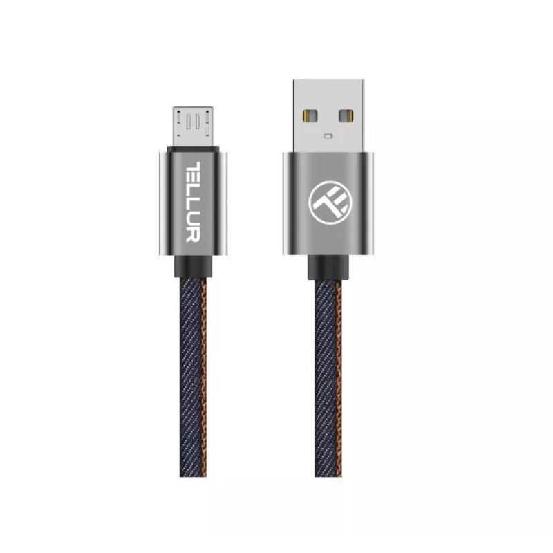 Cavo dati USB a Micro-USB Tellur 1 m denim