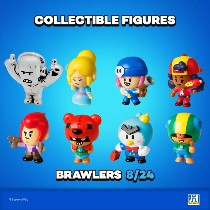 Brawl Stars S1 Figure – confezione da 8 Deluxe Box VER.B
