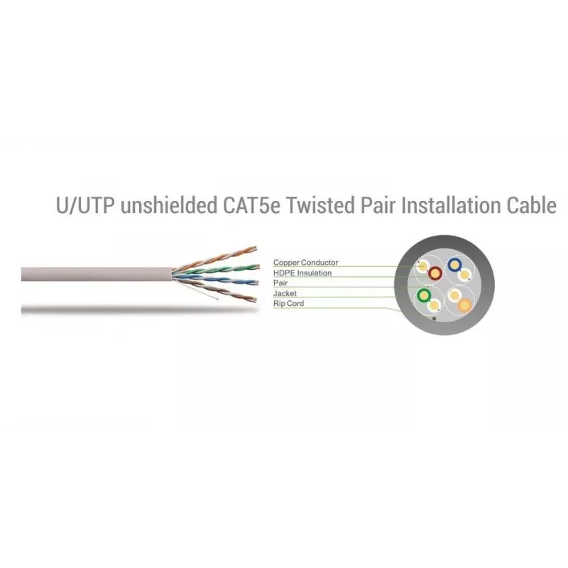 Sbox UTP-30 UTP CAT5e RJ45 30 m cavo di rete nero