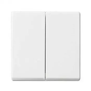 Placca a parete / copertura per interruttore Busch-Jaeger 1731-0-2005, bianco, compatibile con Busch-balance SI