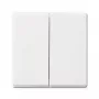 Placca a parete / copertura per interruttore Busch-Jaeger 1731-0-2005, bianco, compatibile con Busch-balance SI