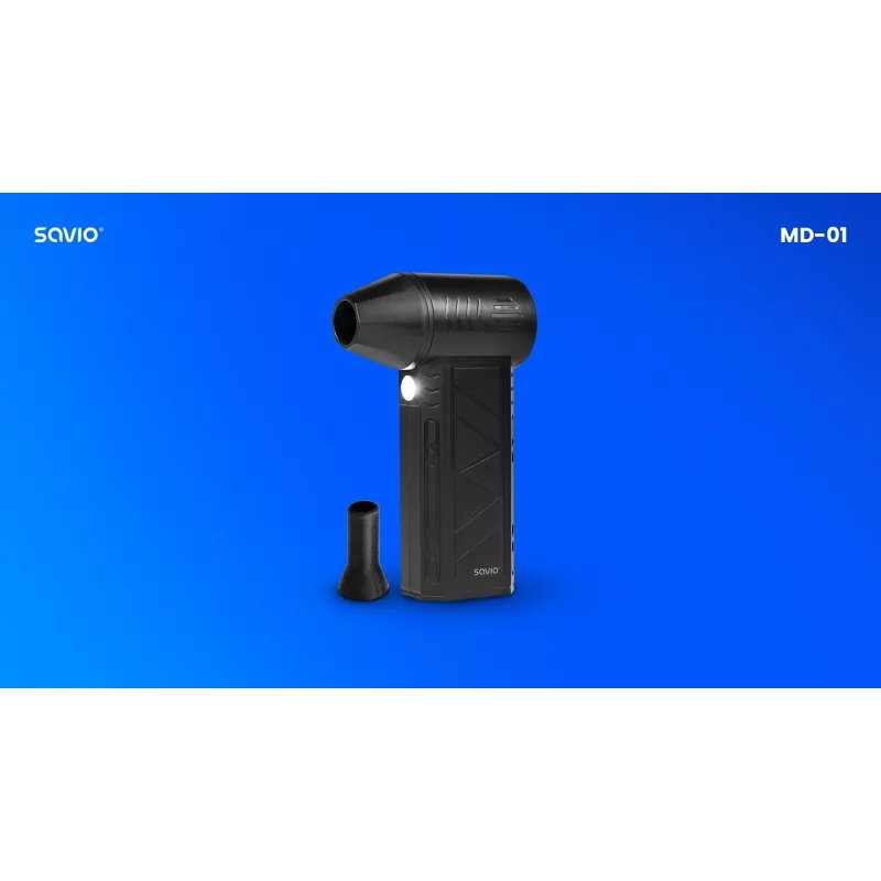 Savio MD-01 soffiatore per foglie 60 W 7,4 V 140 km/h ioni di litio (Li-Ion)