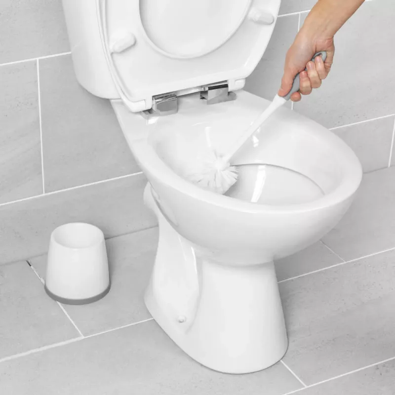 Spazzola per WC Beldray LA080714UFFEU7 con porta spazzola antibatterico