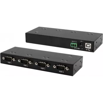 Exsys EX-13074HM - Convertitore USB 2.0, USB-B a 4x RS-232, FTDI