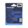 Scheda di memoria MicroSDHC PATRIOT PSF16GMDC10 — 16 GB, Class 10, UHS-I (U1), 80 MB/s, nero