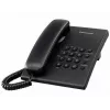 Telefono con filo Panasonic KX-TS500 nero con identificazione chiamante e vivavoce