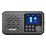 Radio DAB+/FM BLAUPUNKT DR8BK – radiosveglia digitale con FM/DAB+, Bluetooth 5.3, 2 W, 1800 mAh, funzione di ricarica USB, nero