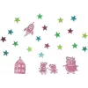 Adesivi da parete Hasbro Peppa Pig PP13870PP Glow in the Dark Stars
