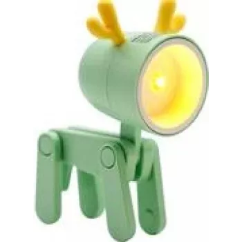 Lampada da tavolo LED RealPower 486259 verde 1 lampadina a batteria