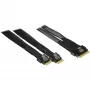 INTER-TECH cavo SFF-8654-8i a 2× SFF-8654-4i, 70 cm cavo split interno