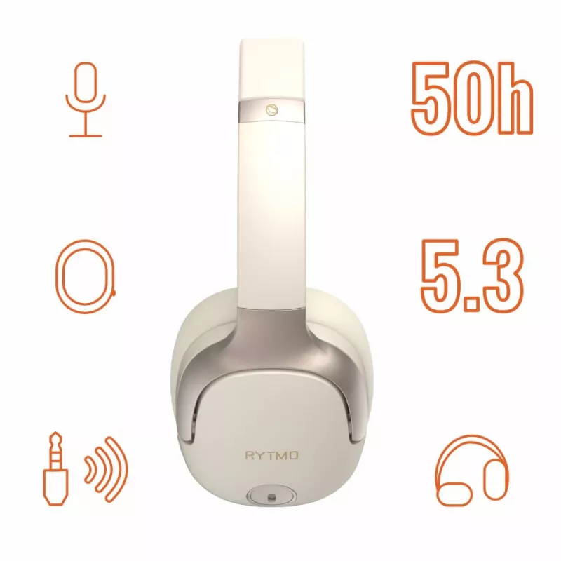 Cuffie Manta HDP1001CR Rytmo Elegance cream