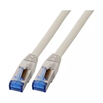 Cavo patch RJ45 EFB-Elektronik Cat.6A S/FTP TPECat.7 cavo grezzo superflessibile grigio 0,25 m Produttore: EFB Elektronik (K5525FGR.0,25)