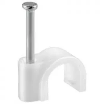Fascetta fermacavo, bianco - diametro massimo cavo 9,0 mm