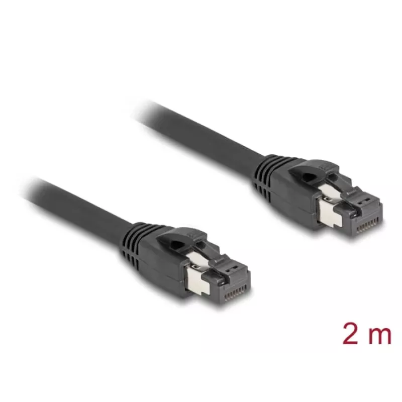 DeLOCK cavo di rete RJ45 Cat.8.1 S/FTP 2m 40Gbps nero